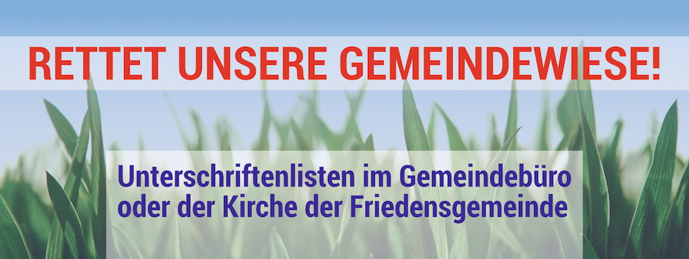 Banner Gemeindewiese